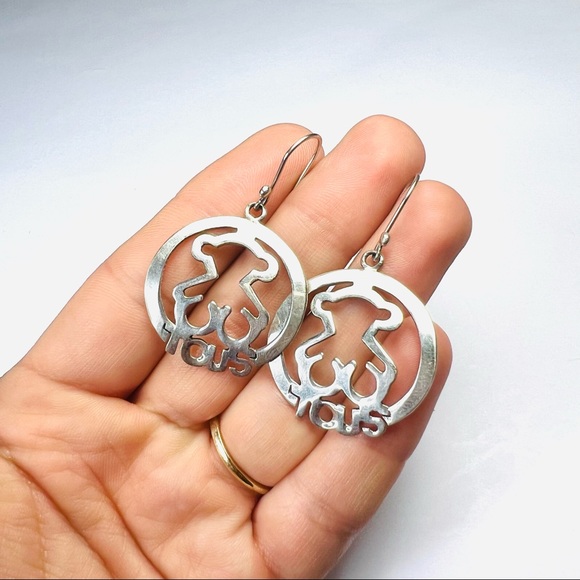 Super Nice Tous Sterling Silver Earrings Pendant Jewelry Set - Picture 7 of 8
